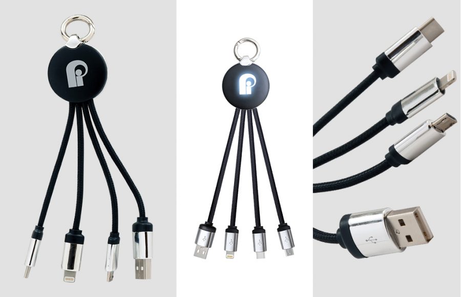3 IN 1 Multi CHARGING CABLE / BRIGHT DELUXE LOGO 7