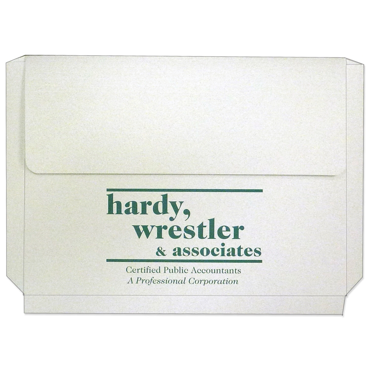 Letter Size Portfolio with Unsealed Expansion Gusset - 9" x 12" 3