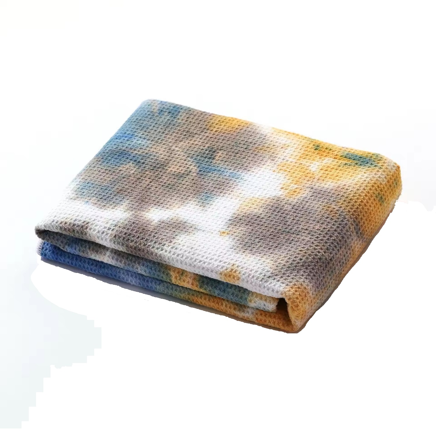 Full Color Waffle Yoga Mat Towel 4