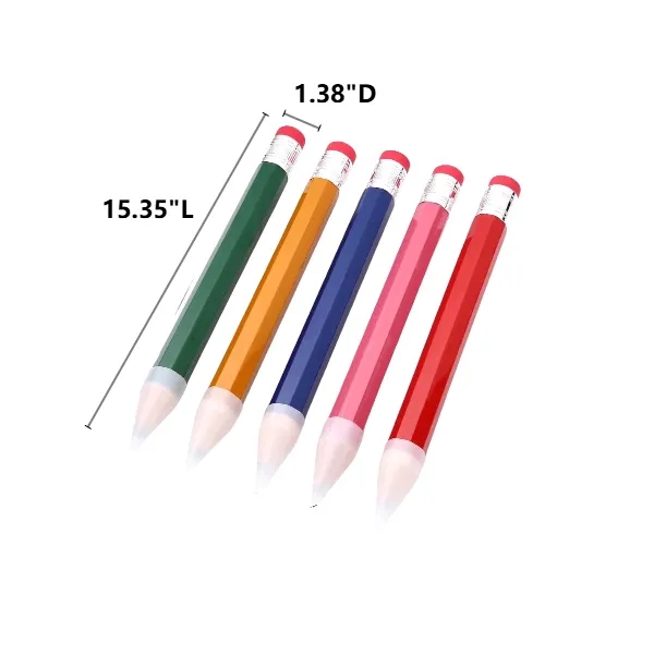 Wooden Jumbo Pencils 15.35inch 2