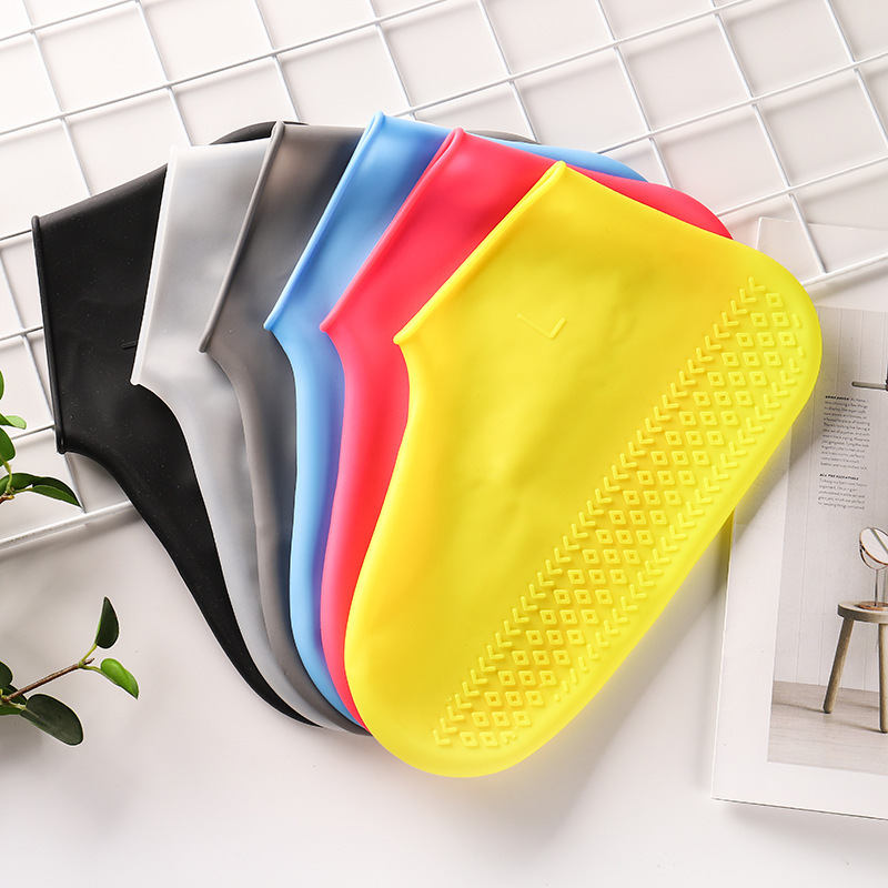 Custom Waterproof Non-slip Silicone Shoes Covers for Aults and Kids 4