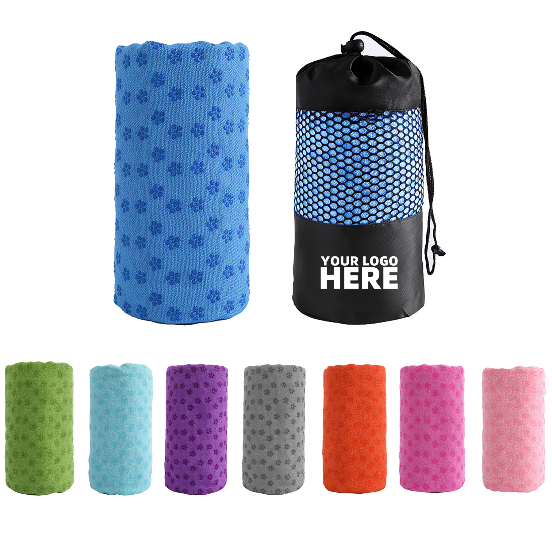 Hot Yoga Mat Towel With Grip Dot 2