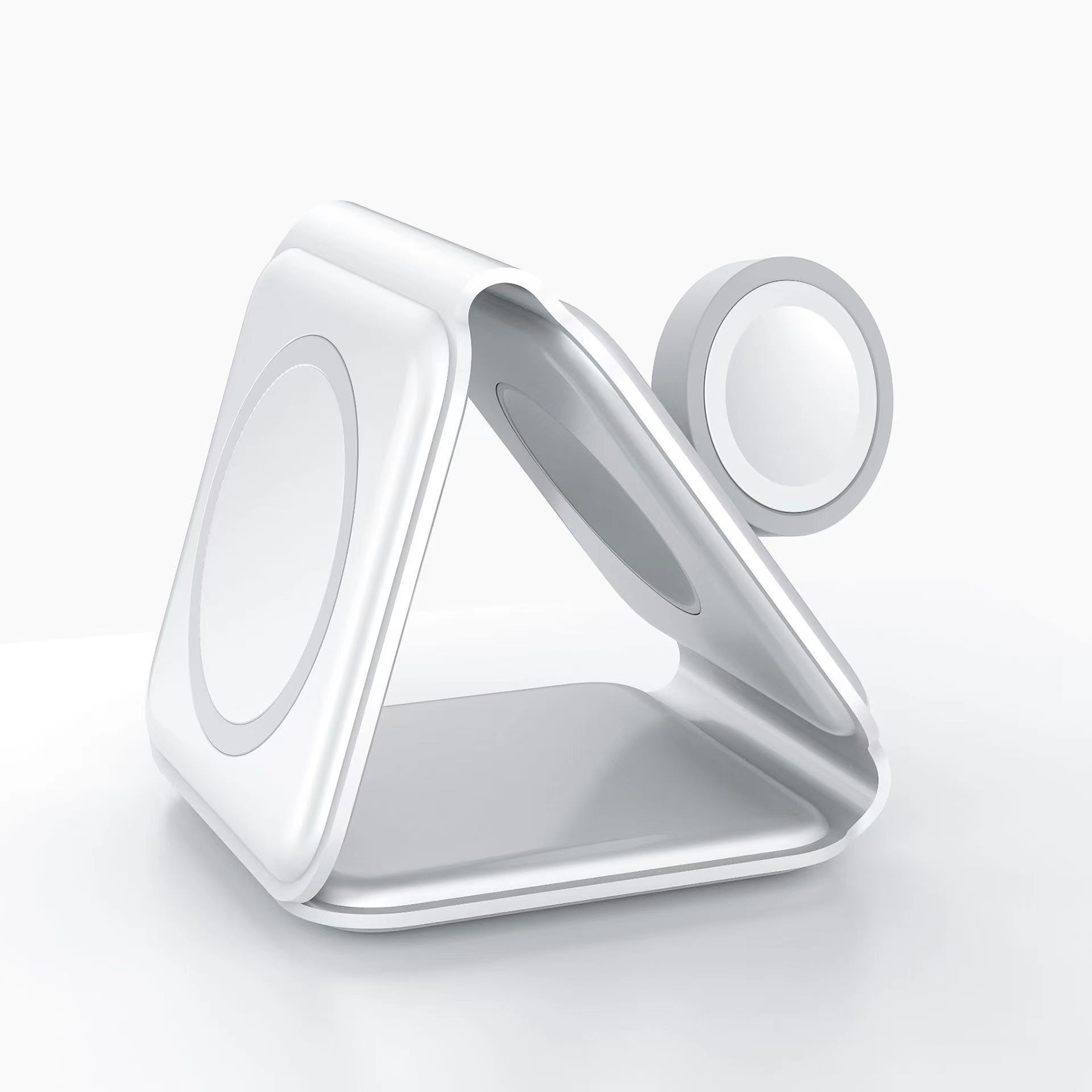 Foldable Soft Plastic 3 In 1 Wireless Charger 5