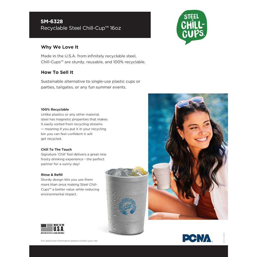 Recyclable Steel Chill-Cups™ 16oz 53