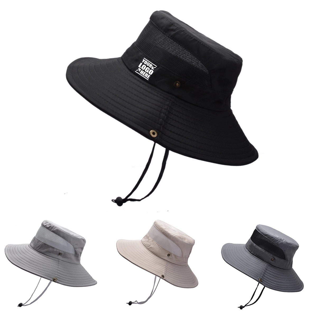Wide Brim Sun Bucket Hats with UV Protection for Hiking 2