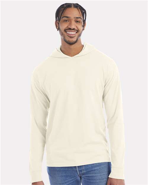 Unisex Garment-Dyed Jersey Hooded Long Sleeve T-Shirt - GDH280 49