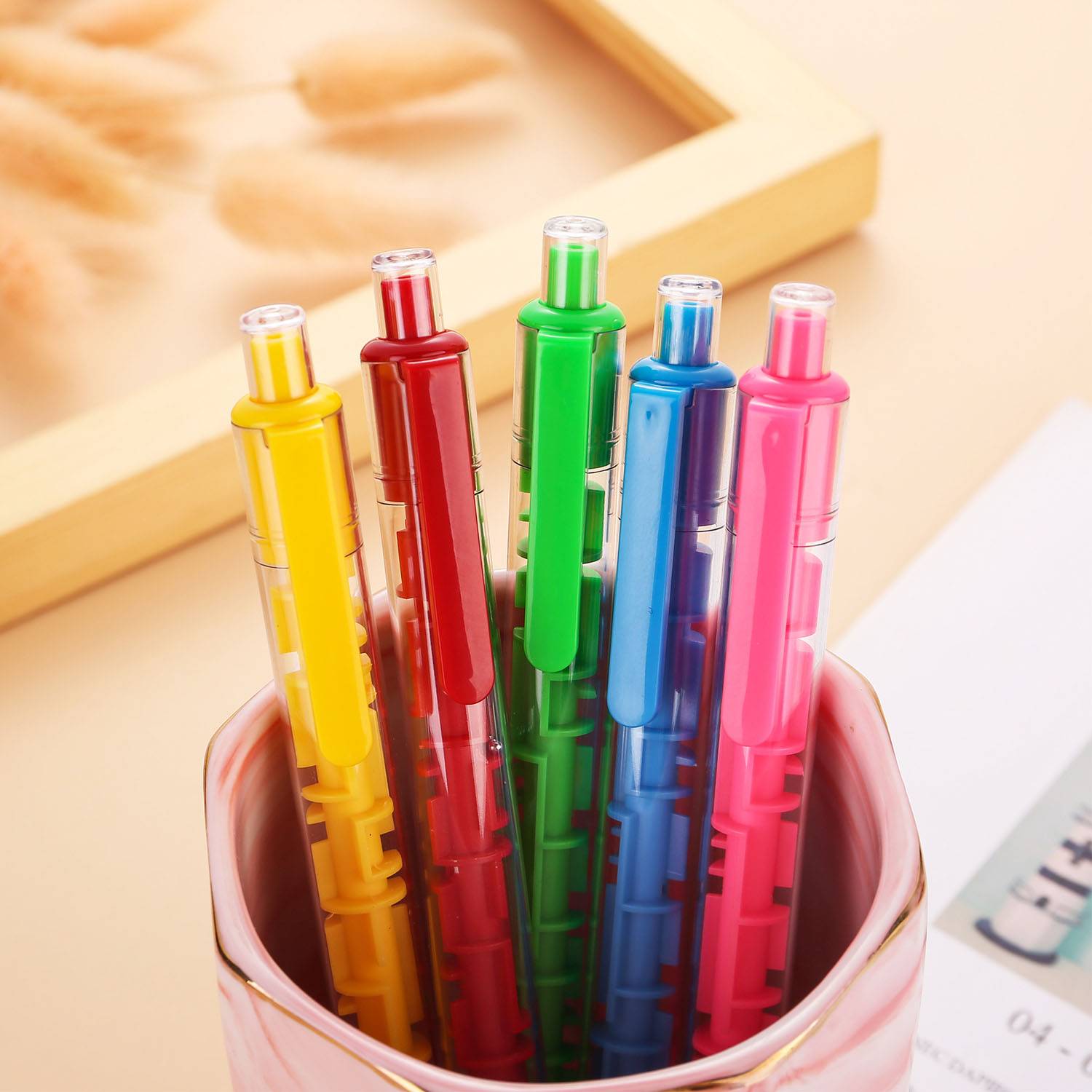 Plastic Retractable Maze Ballpoint Pen 4