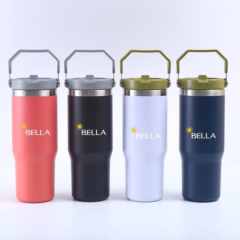 20 Oz Stainless Steel Straw Double Vacuum Office Coffee Cup 5