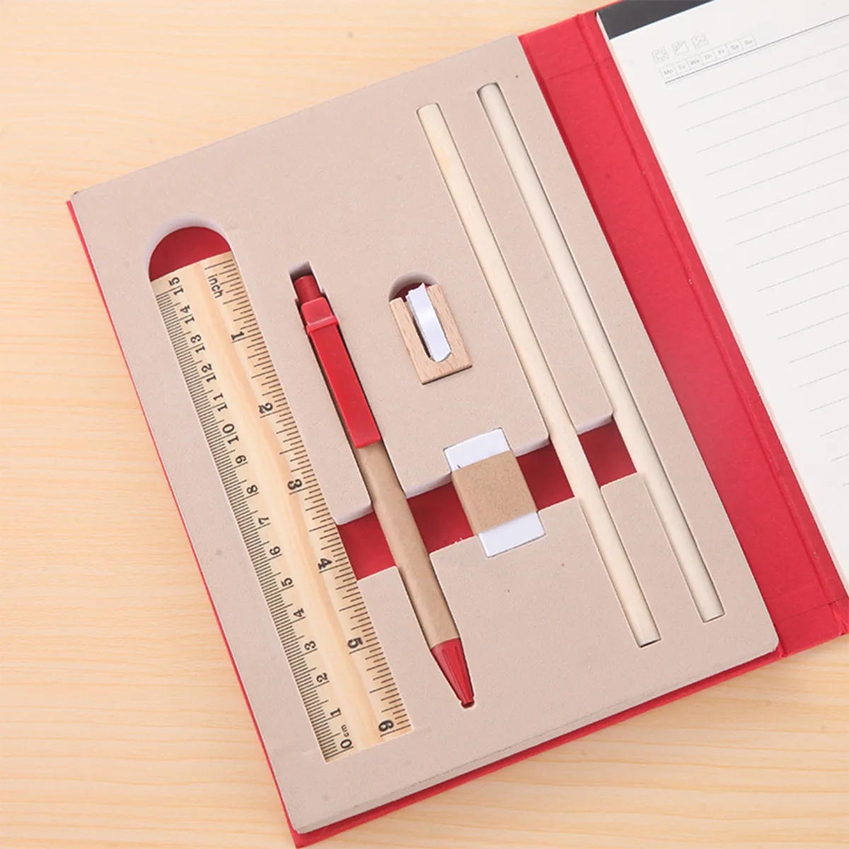 Multi-Functional Kraft Paper Post-It Of Set Stored Notebooks 3