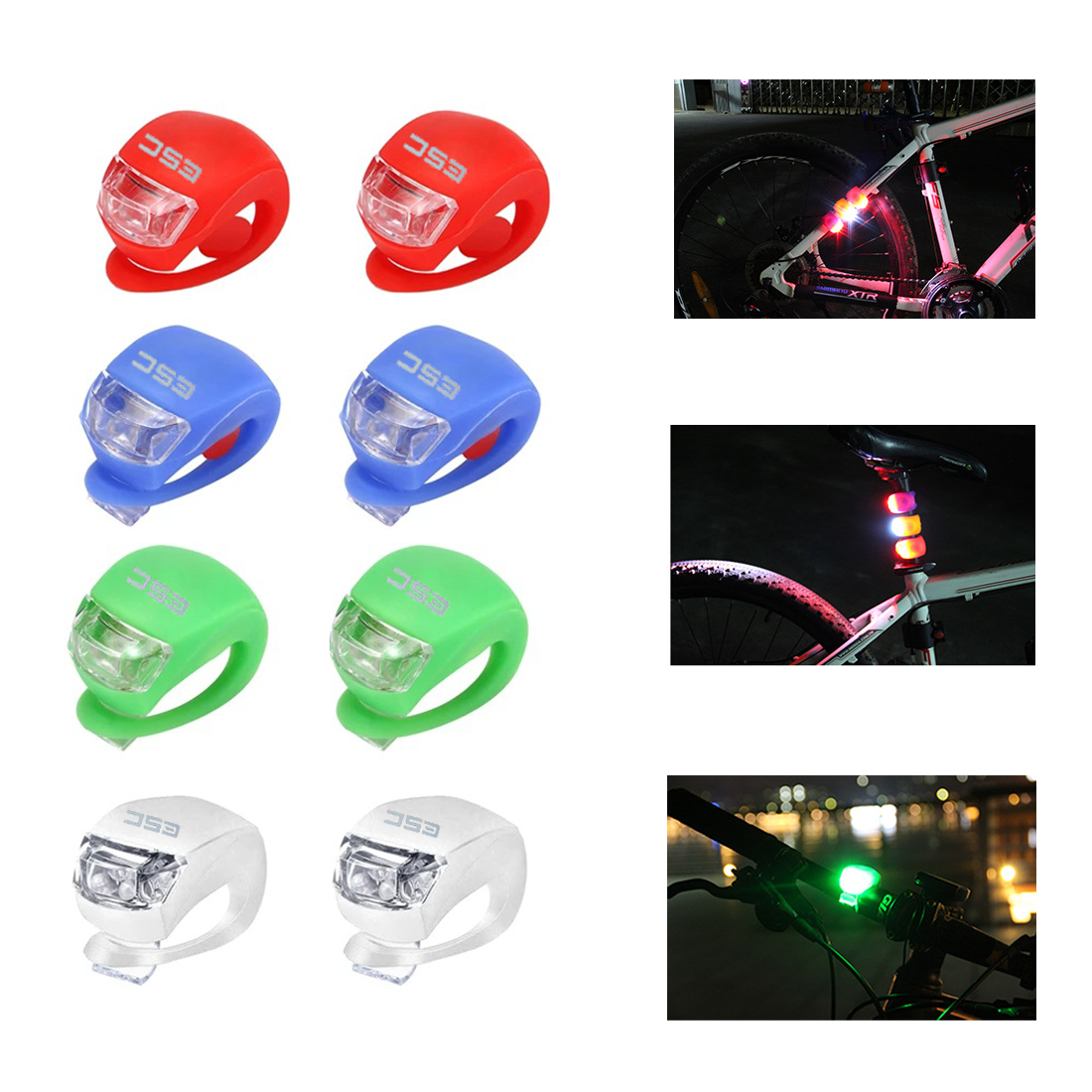 Silicone Bike Safety Lights 1