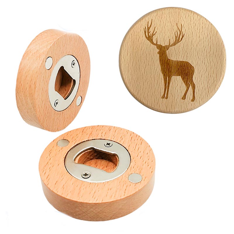 Wood Coaster Bottle Opener 3