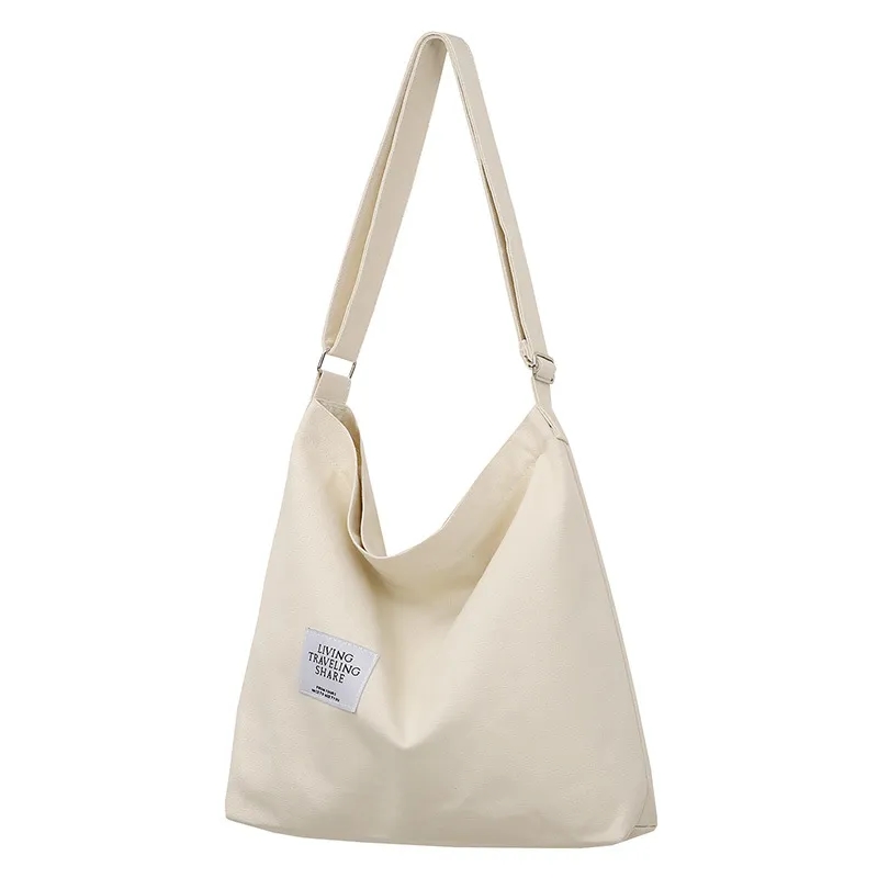 Women's Retro Large Size Canvas Shoulder Bag 5