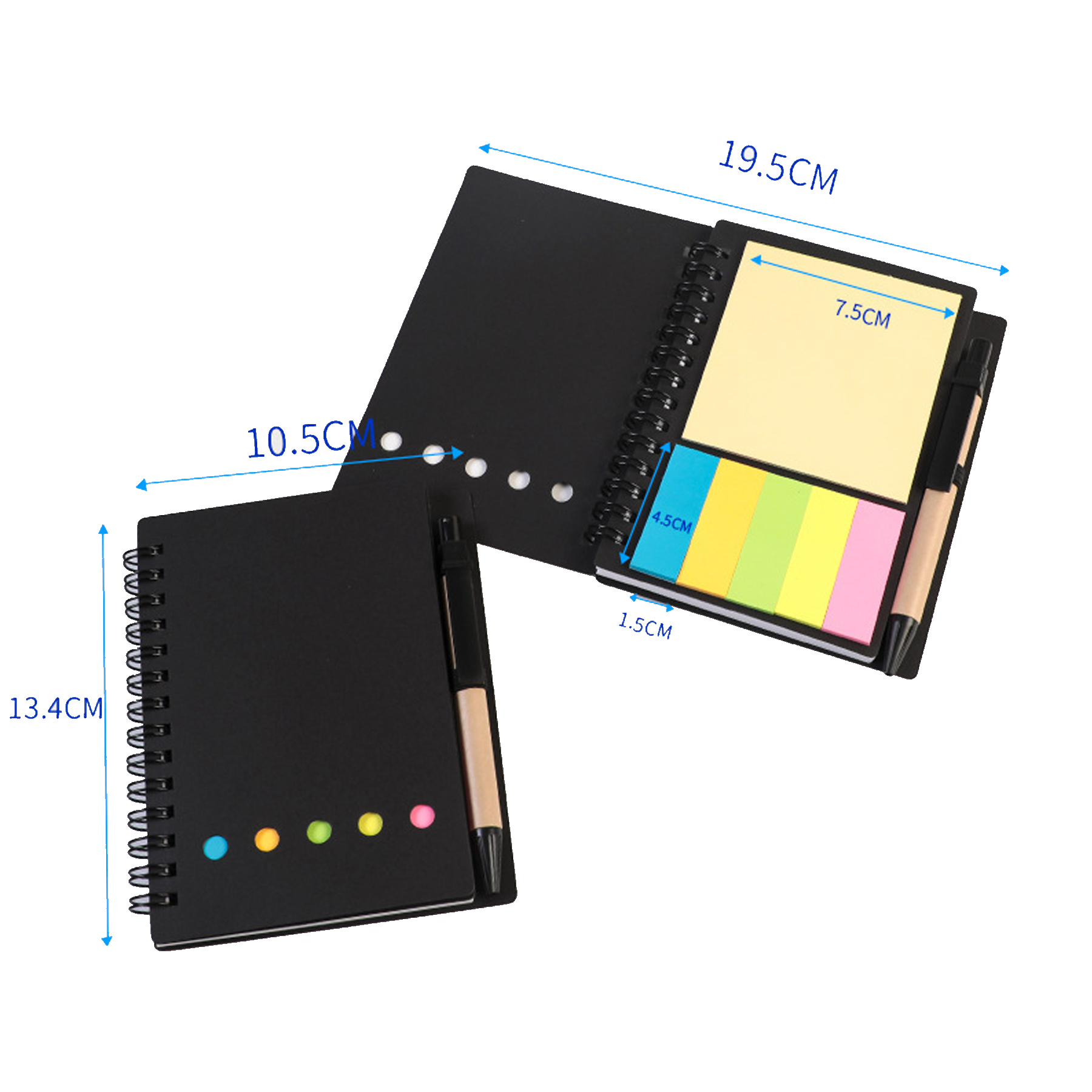 Notebook Steno Pads Lined Notepad with Pen 4