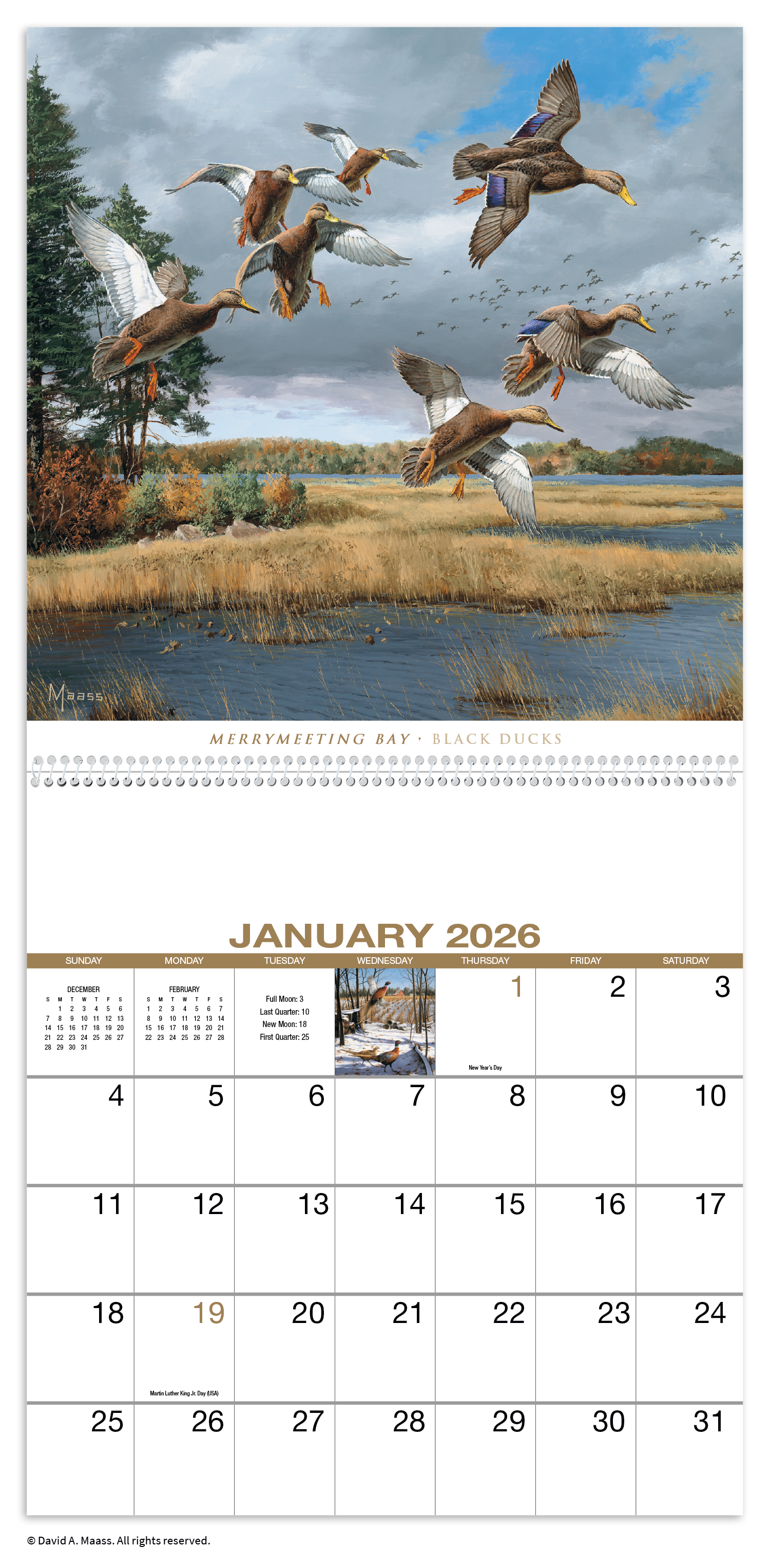 HotLine® Products David Maass Executive Calendar 24