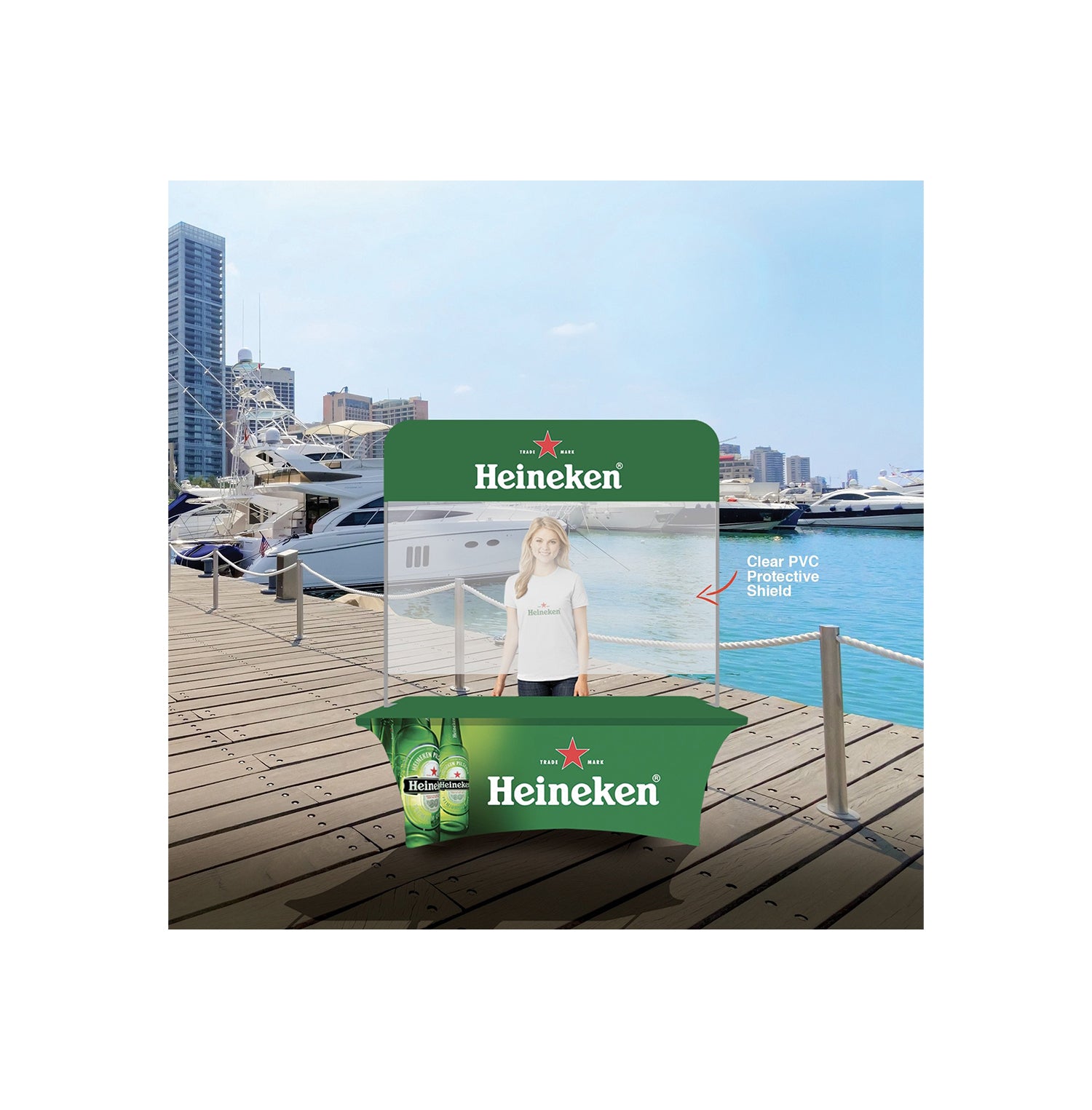 Overhead 6' Table Top Display