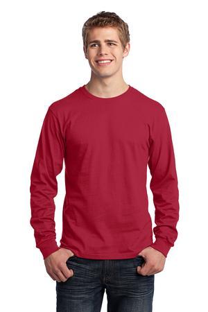 Port & Co Long Sleeve Core Cotton Tee. PC54LS 181
