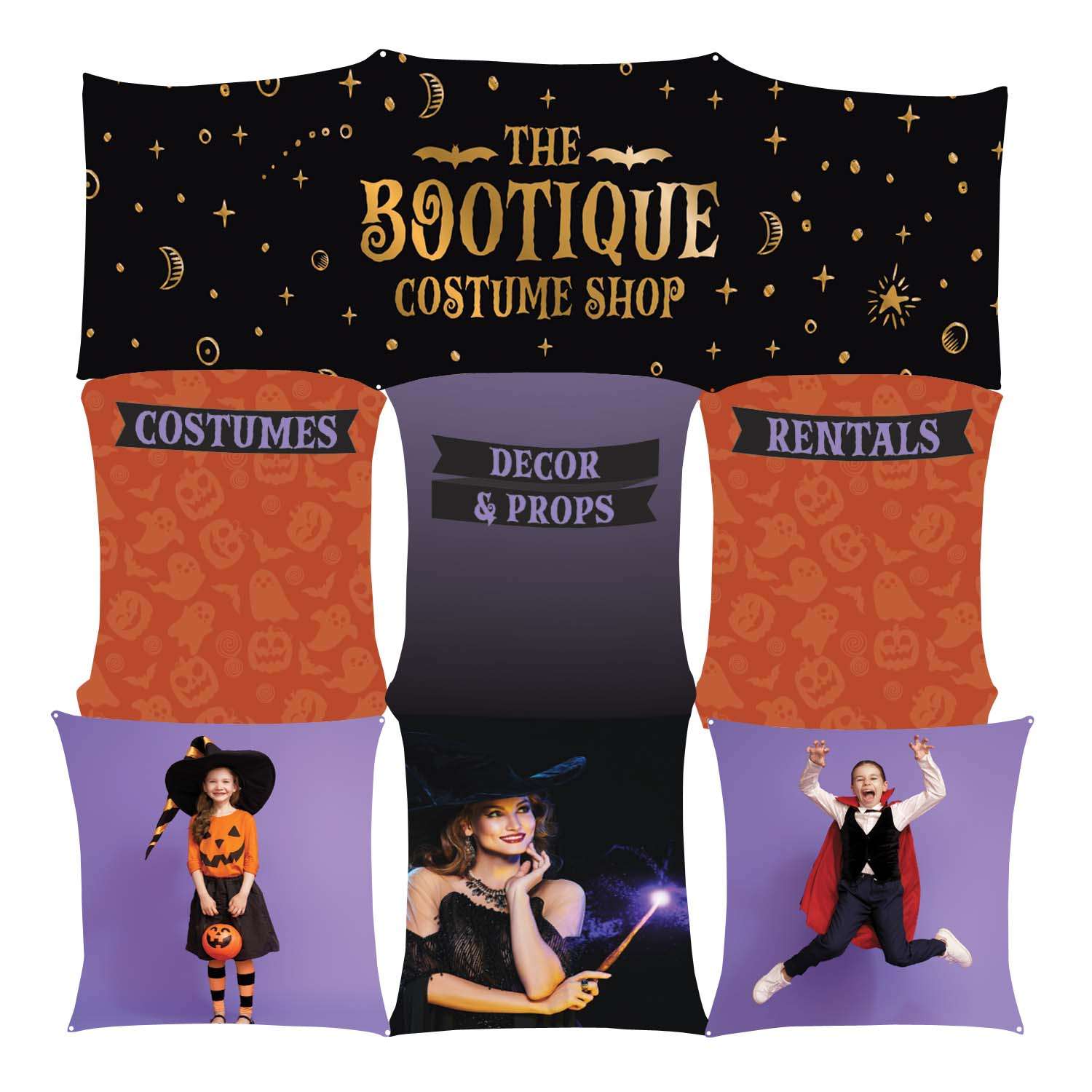 Deluxe GeoMetrix Header Graphic Panels