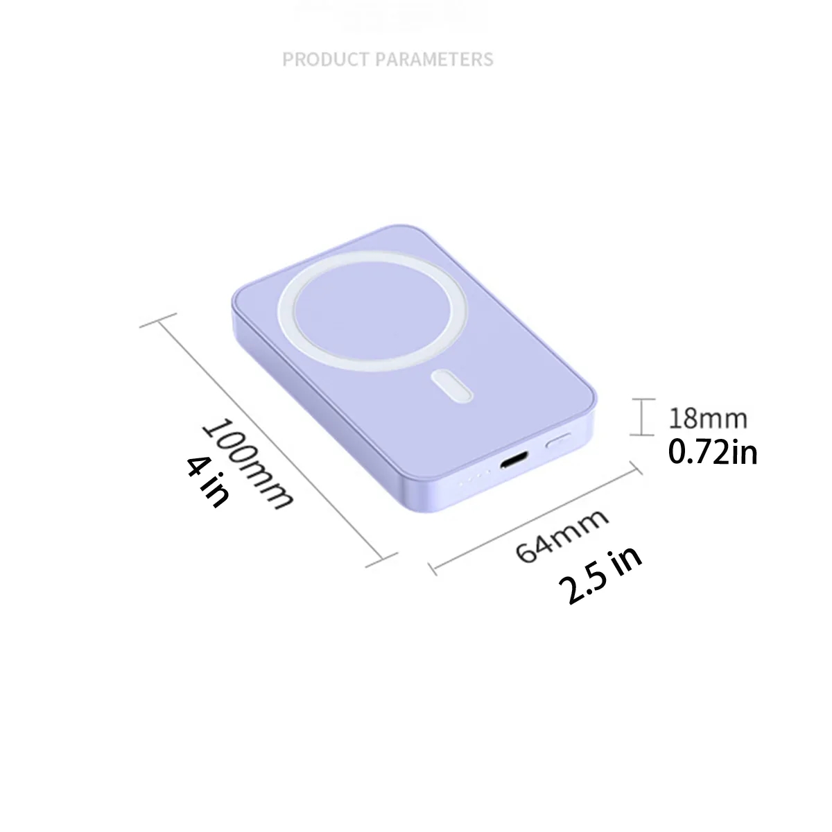 5000mAh PD 20W Magnetic Wireless Fast Charging Power Bank 1