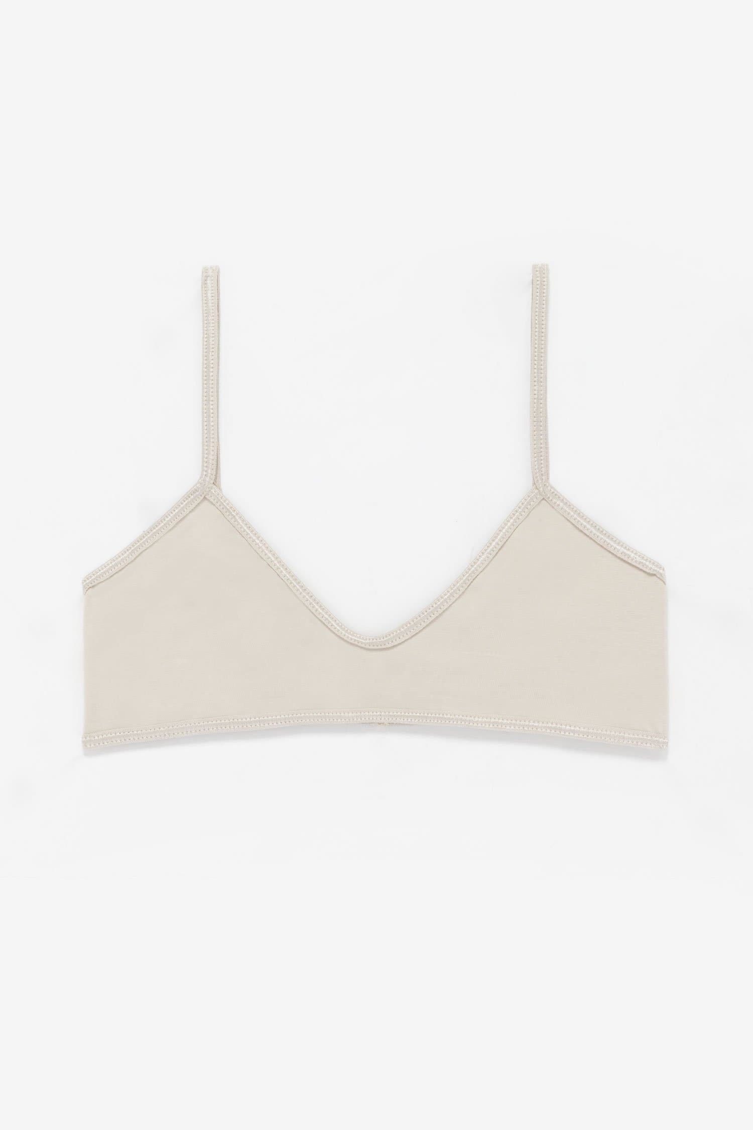 COTTON SPANDEX SPAGHETTI BRALETTE 6