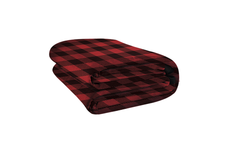 Big Blanket Original Stretch Blanket - Red Plaid 2