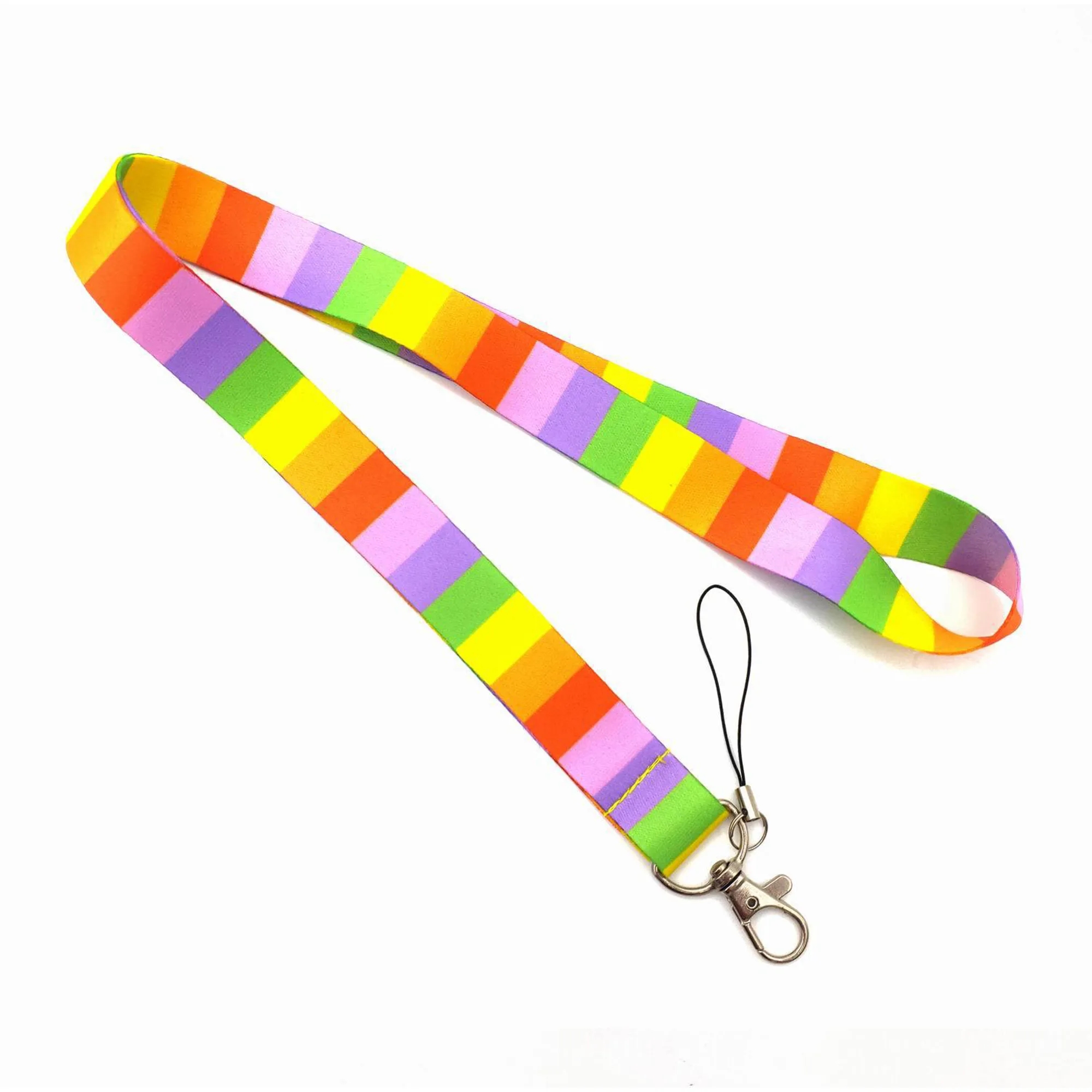 Polyester Lanyard Rainbow 6