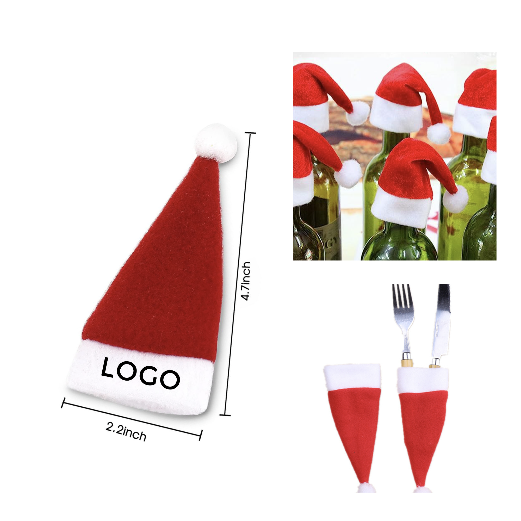 MOQ 10 PCS Stylish Christmas Wine Bottle Cap 2