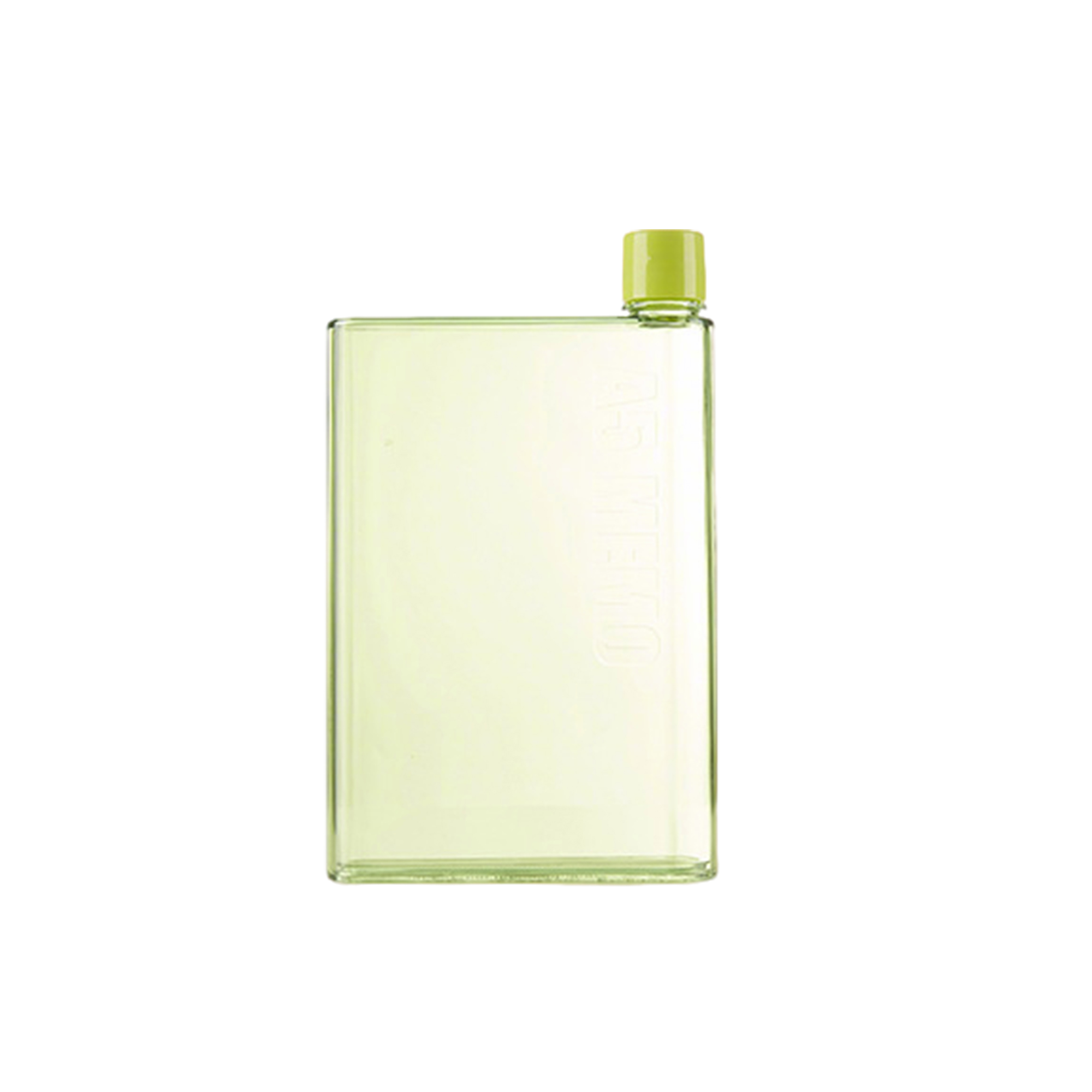A5 Flat Plastic Transparent Water Bottle Slim Profile 7