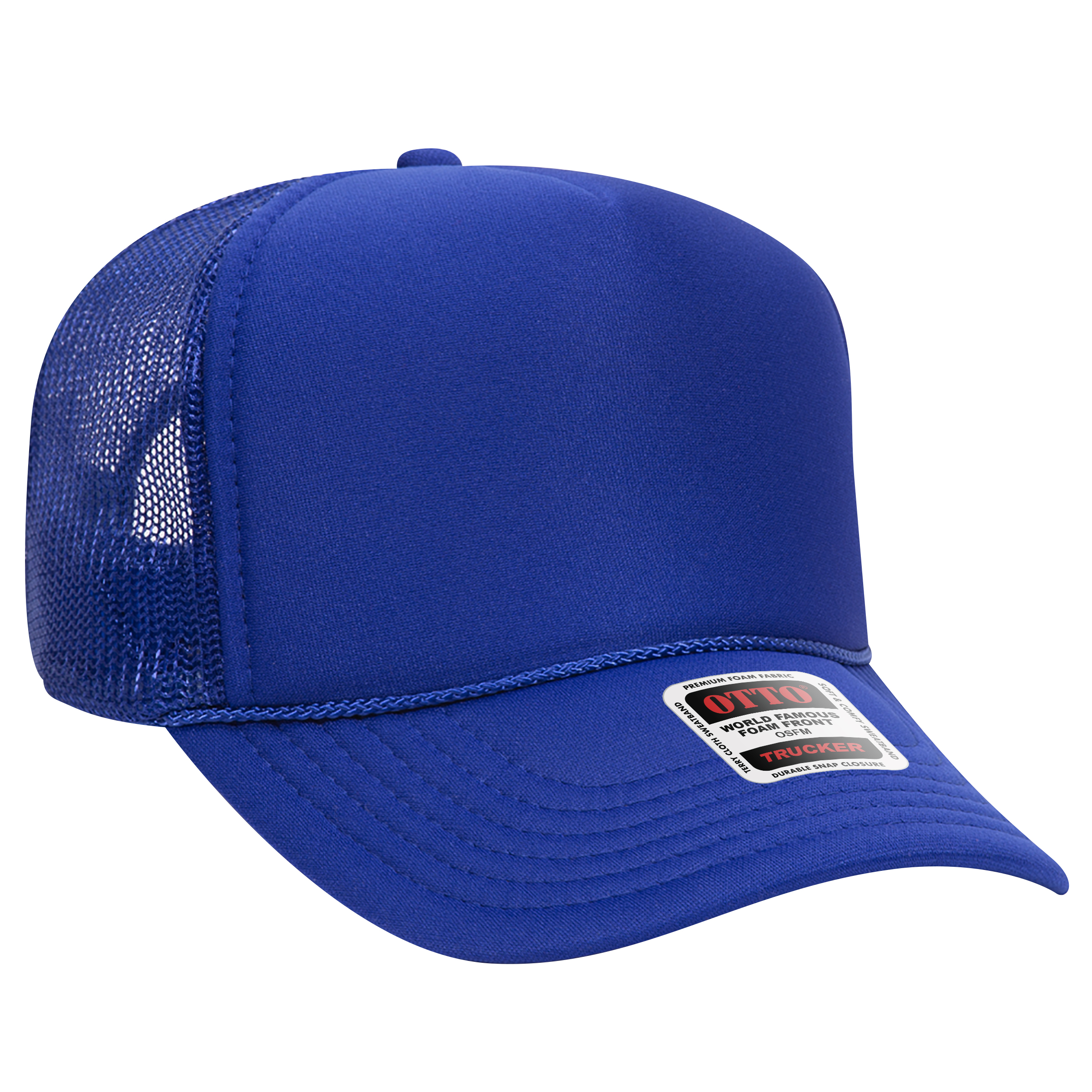 OTTO CAP® 5 Panel Mid Profile Mesh Back Trucker Hat 53
