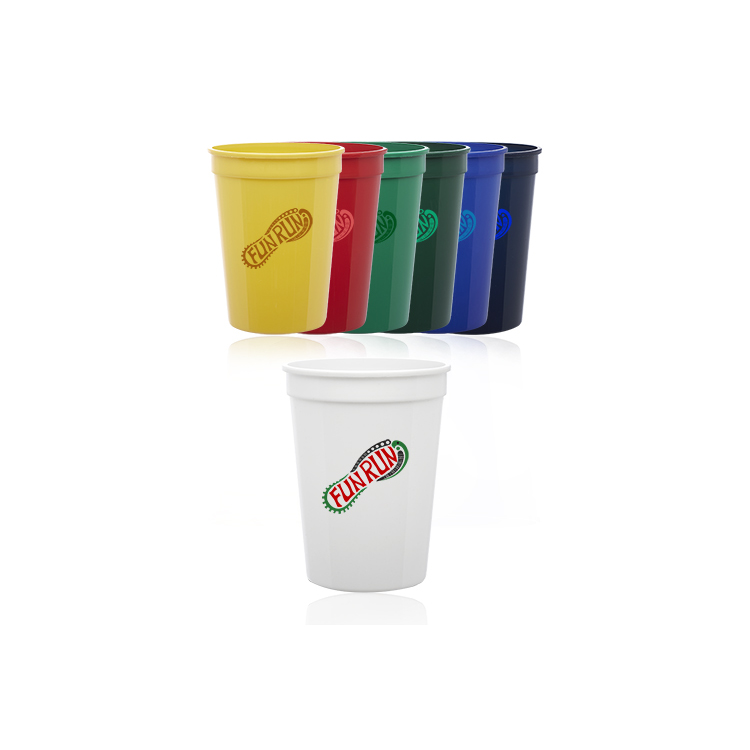 12 oz. Plastic Stadium Cup - USA Made 3