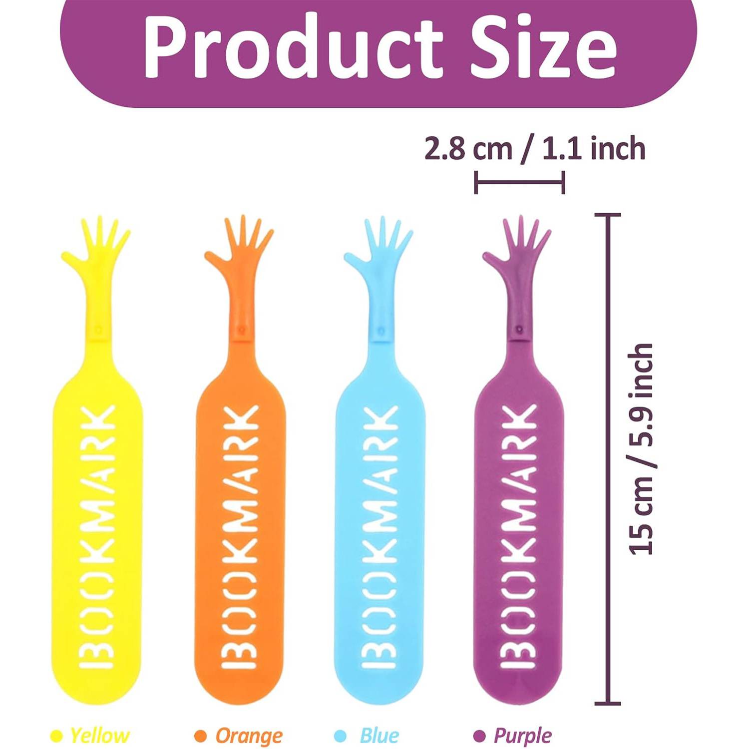 Fun Four Finger Bookmarks Sets 2