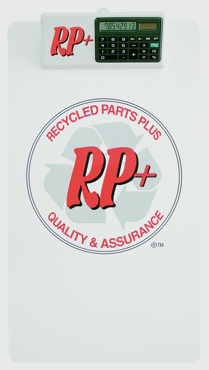 Legal Size Clipboard w/ Dual Power Calculator Clip 4