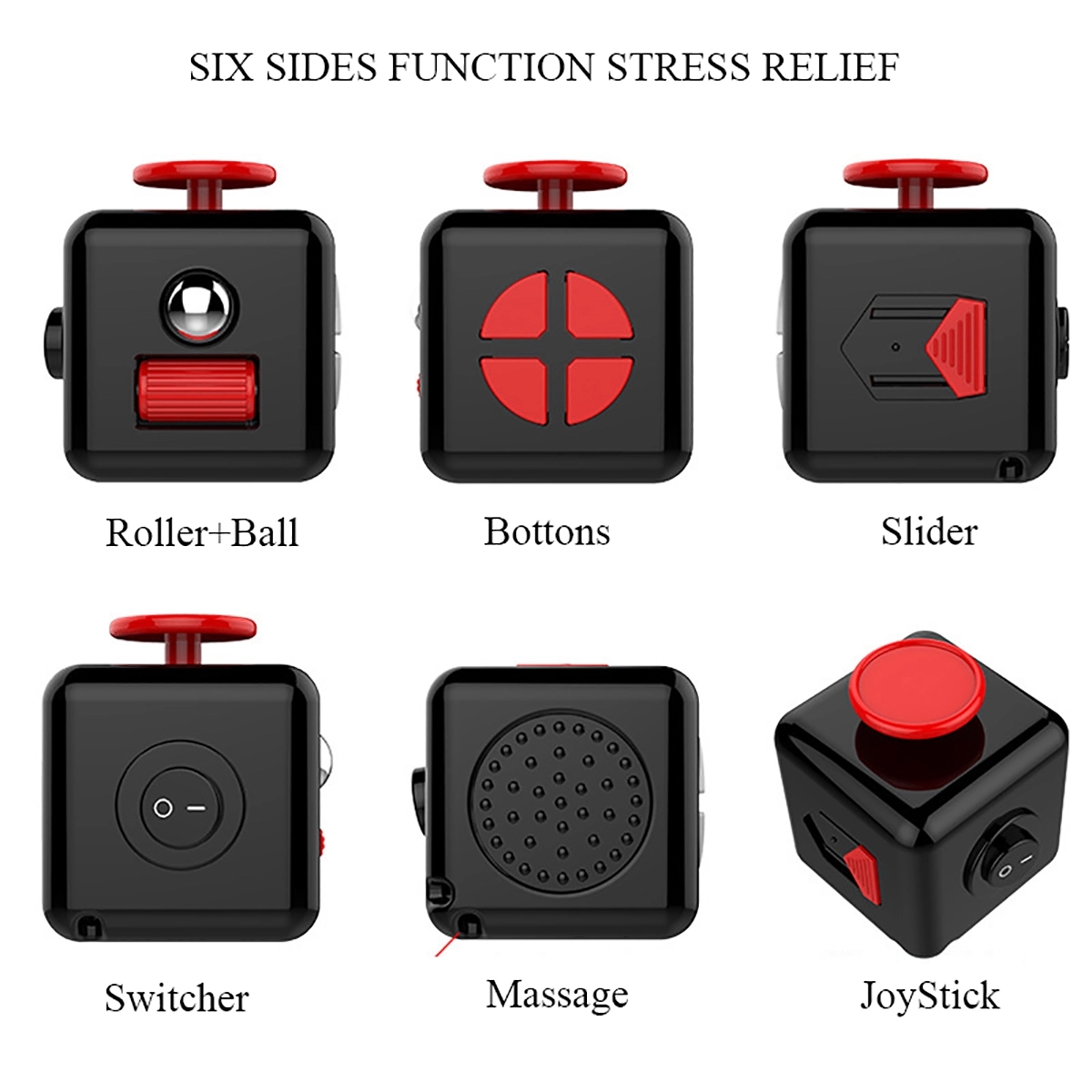 Personalized Classic Fidget Cube Stress Reliever Toy 1