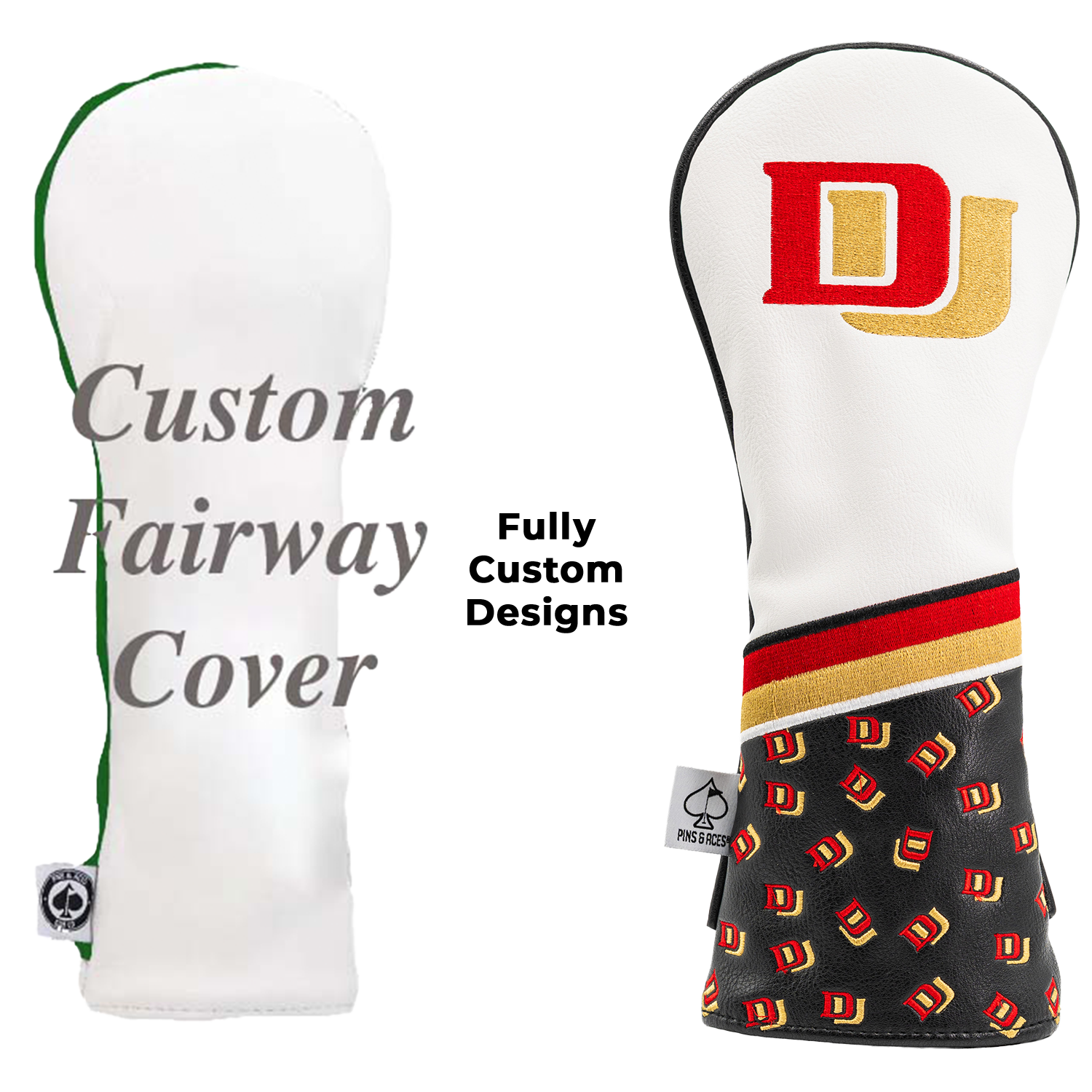 Pins and Aces Custom Fairway Head Cover 2