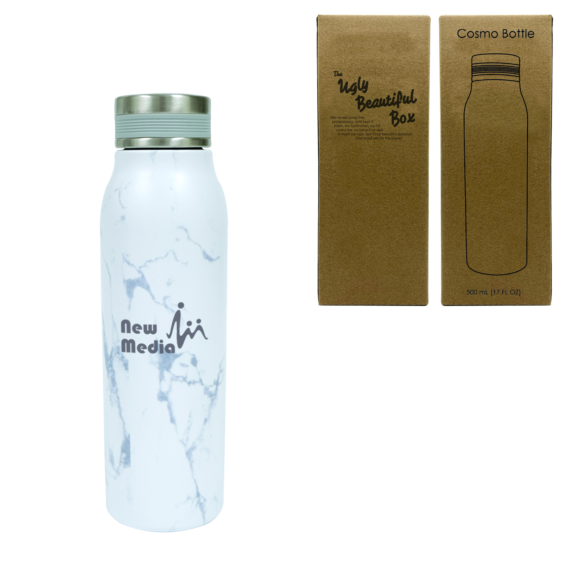 Cosmo 500 Ml. (17 Fl. Oz.) Bottle, custom water bottle with logo imprint 2
