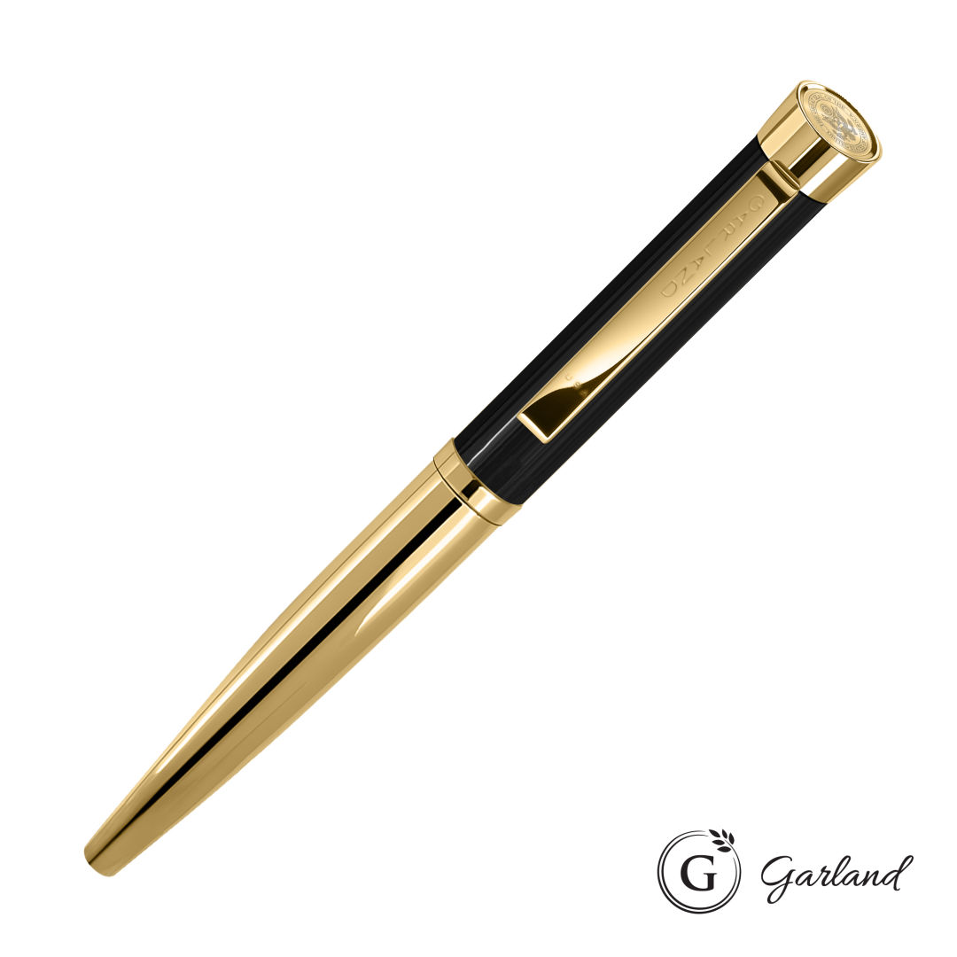 Garland® Executive Cust Emblem Monogram Rollerball Pen-Gold 1