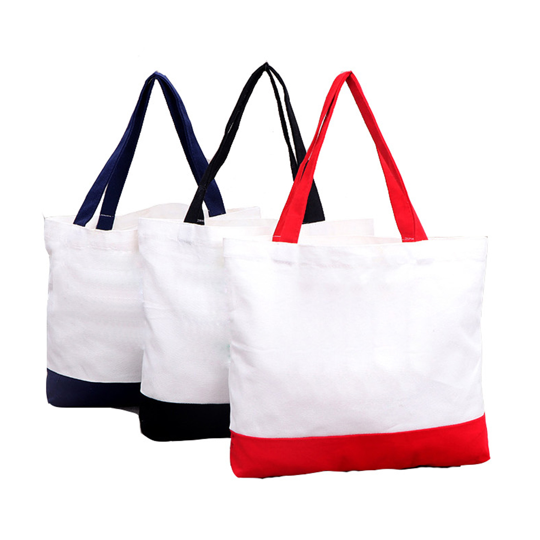 Canvas Shopping Tote Bag, custom tote bag with logo imprint 1