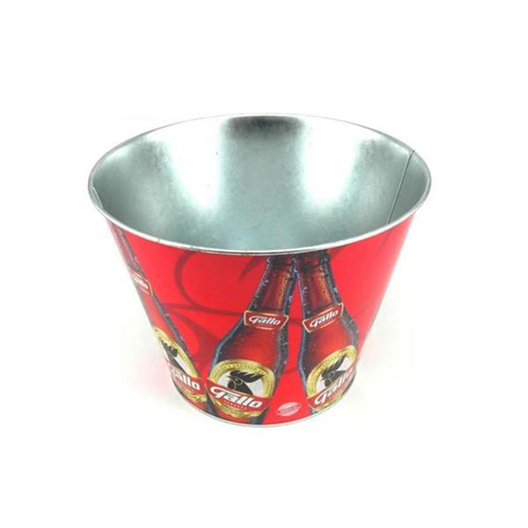 5 Qt Galvanized Metal Ice Bucket/ Beer Bucket 2