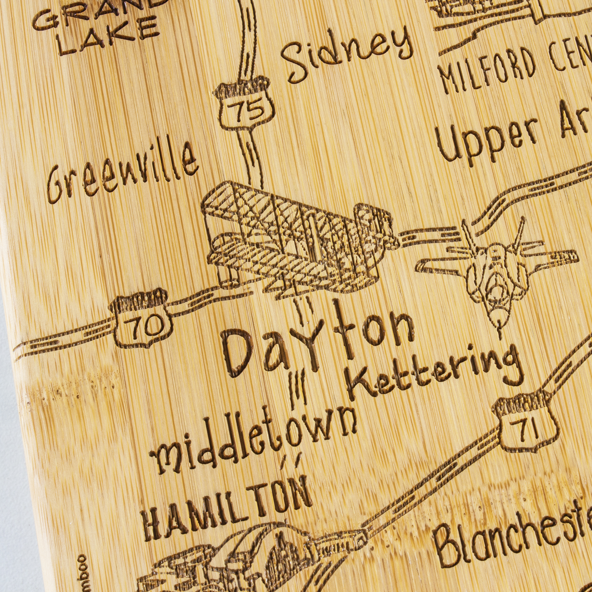 Destination Ohio Cutting & Serving Board 1