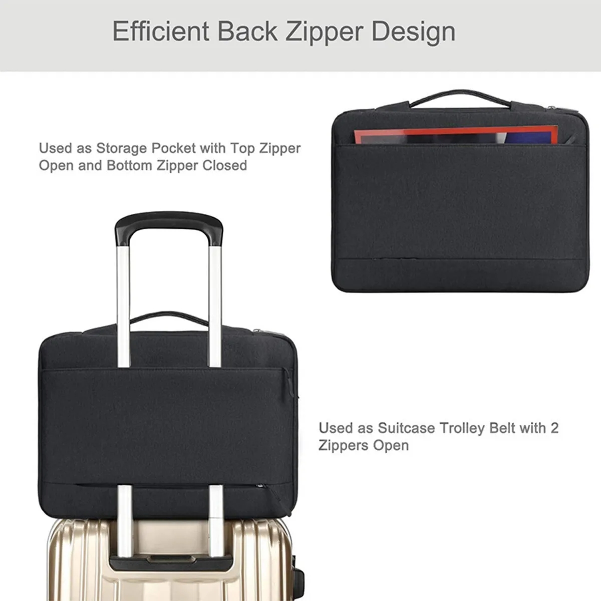 Water Resistant Case Protective Laptop Sleeves Briefcase Bag 3