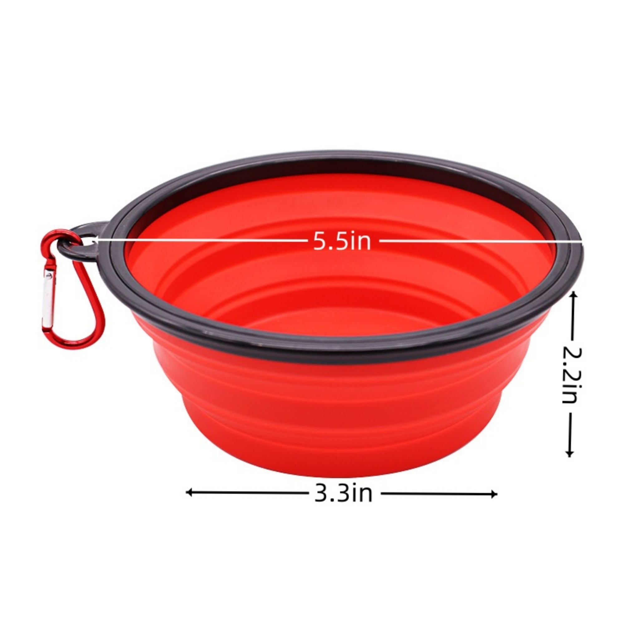11.8oz Outdoor Folding Dog Bowl 2