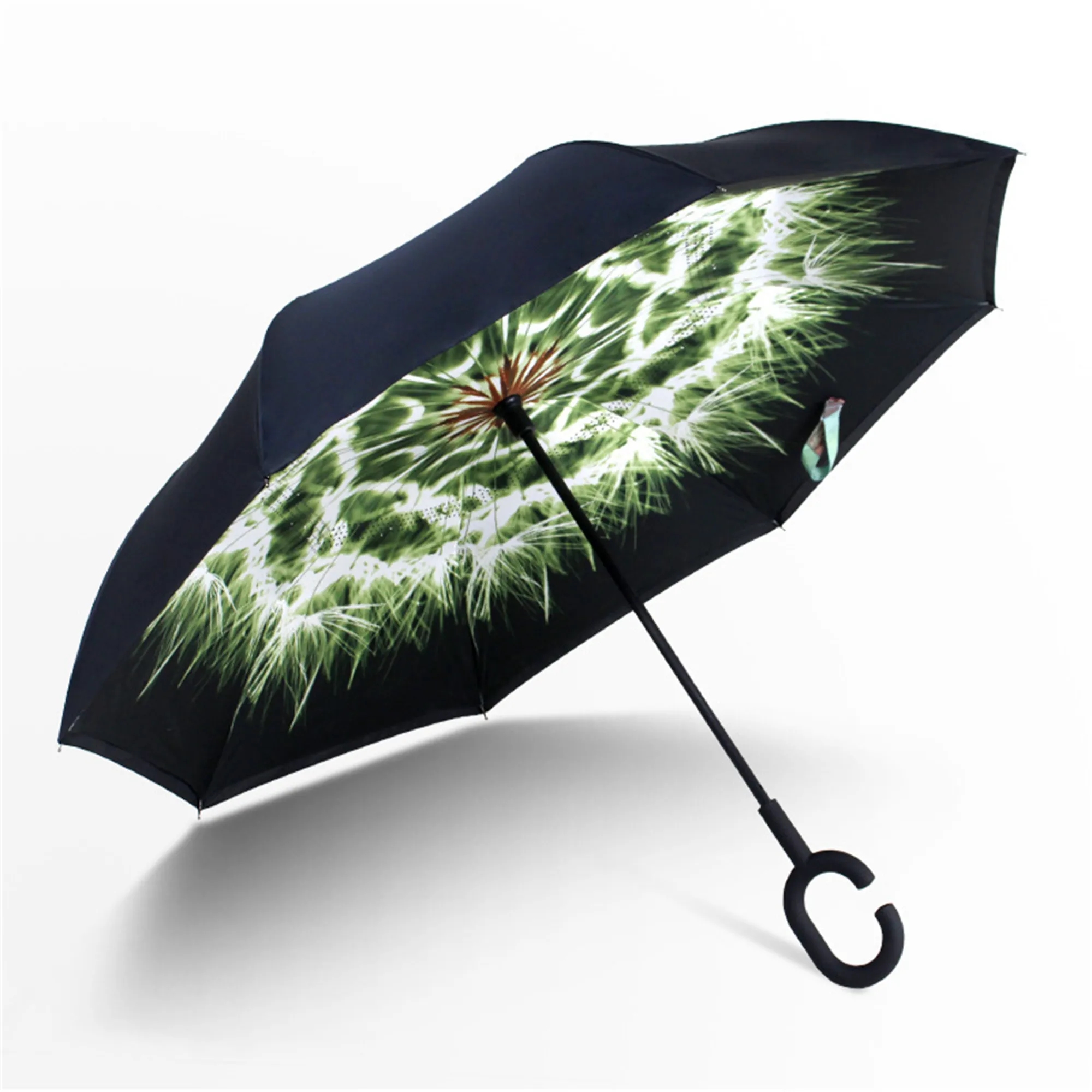 Reverse Upside Down Car Umbrella with C-handle 6