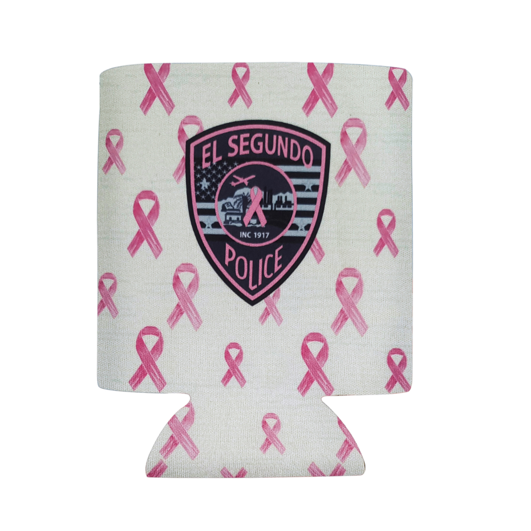 Free Shipping Ribbon Design Sublimated Collapsible Can Cooler 6