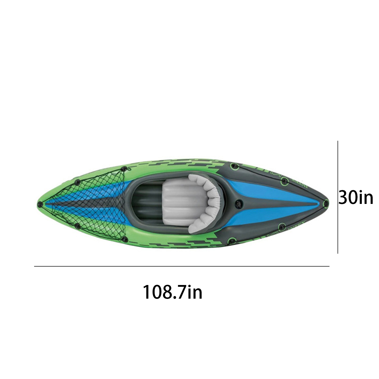 PVC Inflatable Kayak Paddle Hand Pump Set 2