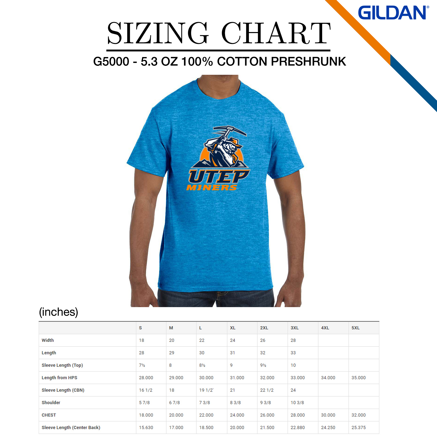 Gildan® 5.3 oz 100% Cotton Preshrunk T-shirts 5