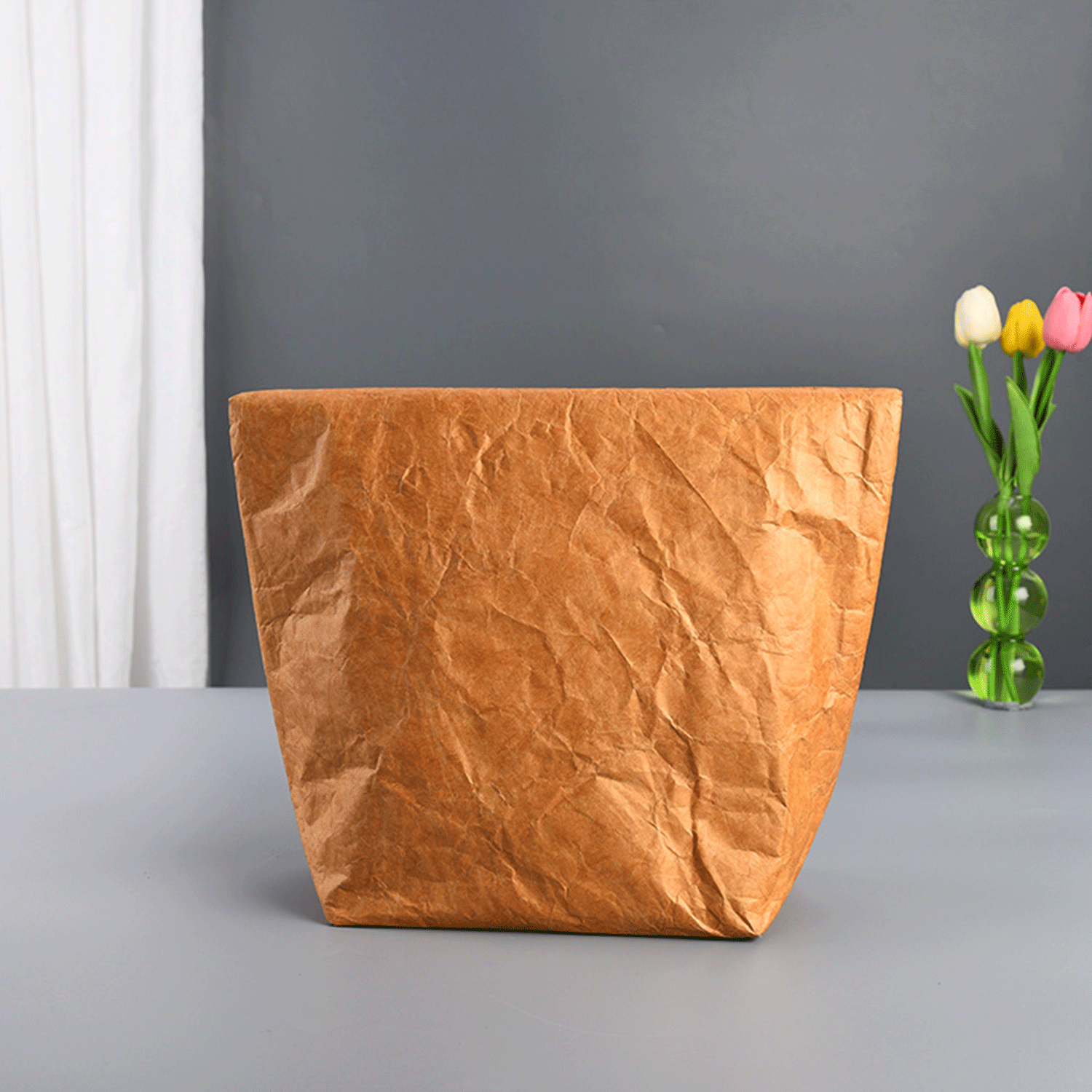 Waterproof Brown Portable Thermal Insulated Tyvek Paper Bags 9