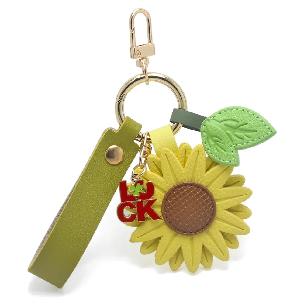 Creative Leather Keychain Bag Pendant 5