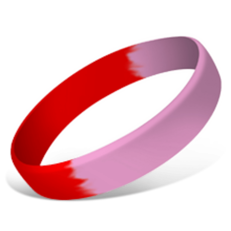 1 Inch Full Color Printed Wristbands 215