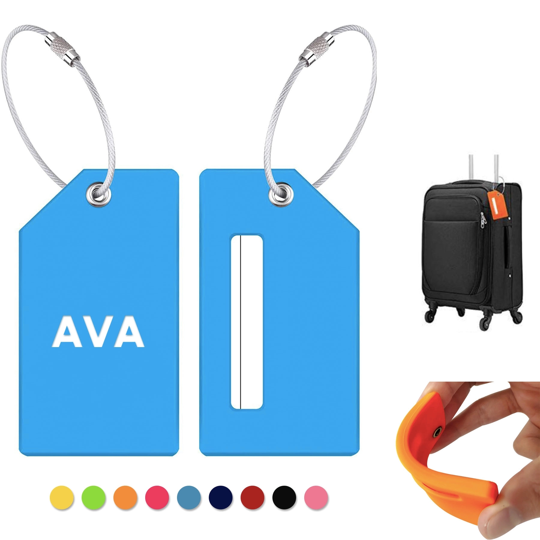 Silicone Luggage Tag 2