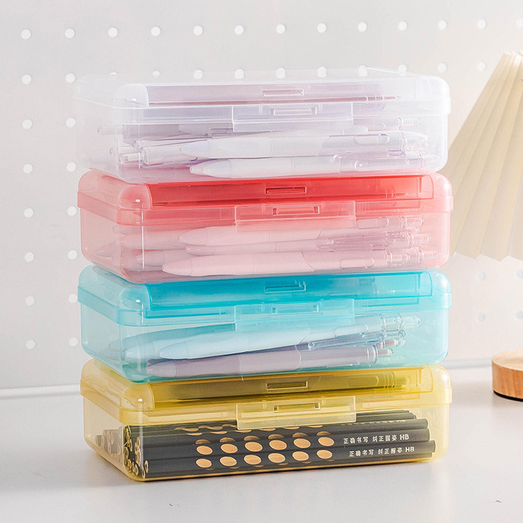 Large Capacity Double Layer Pencil Case