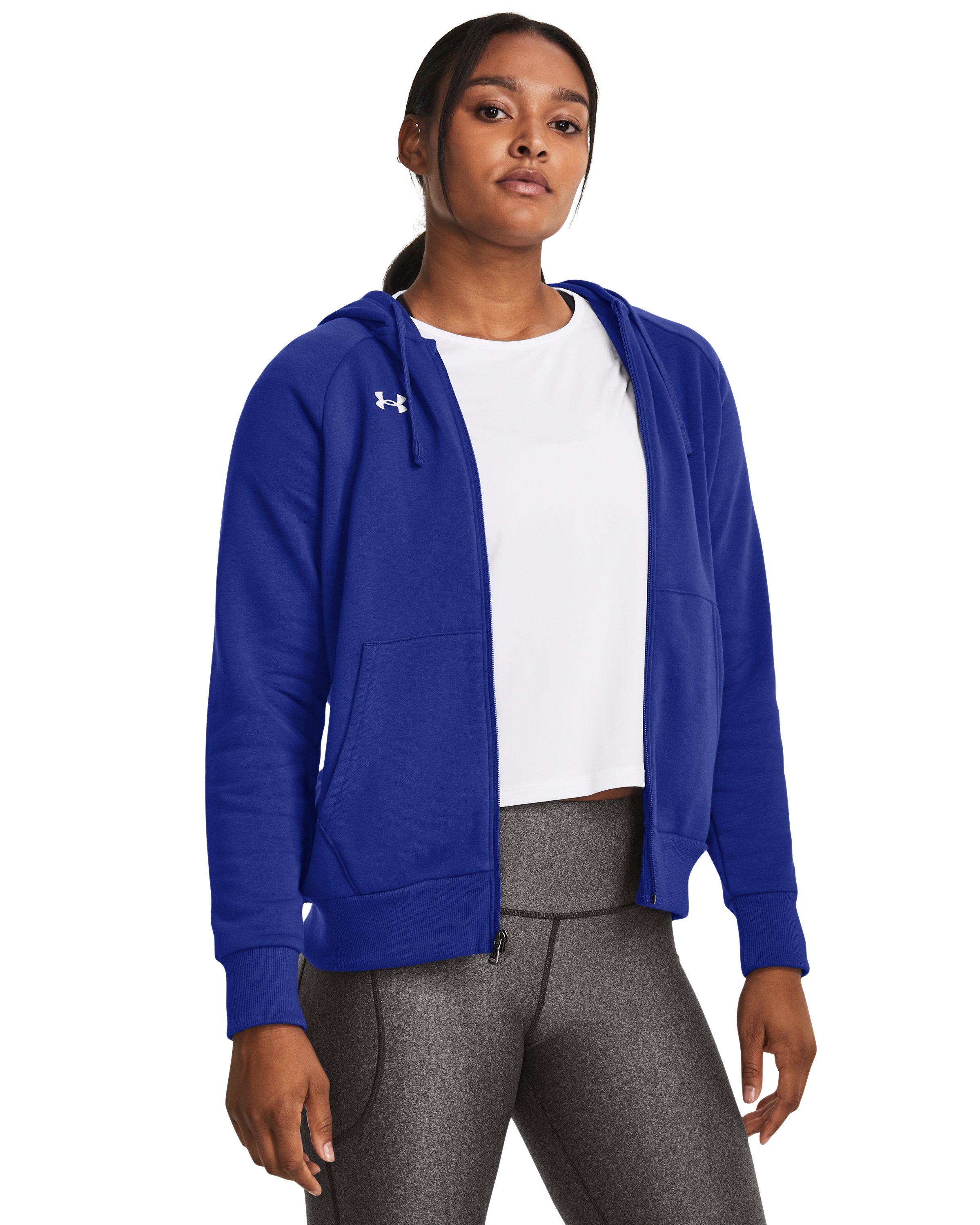 UA Rival Fleece Women's Full-Zip Hoodie 6